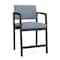 Lesro Lenox Steel Hip Chair Metal Frame, Black, RS Rain Song Upholstery LS1161 - alternate 1